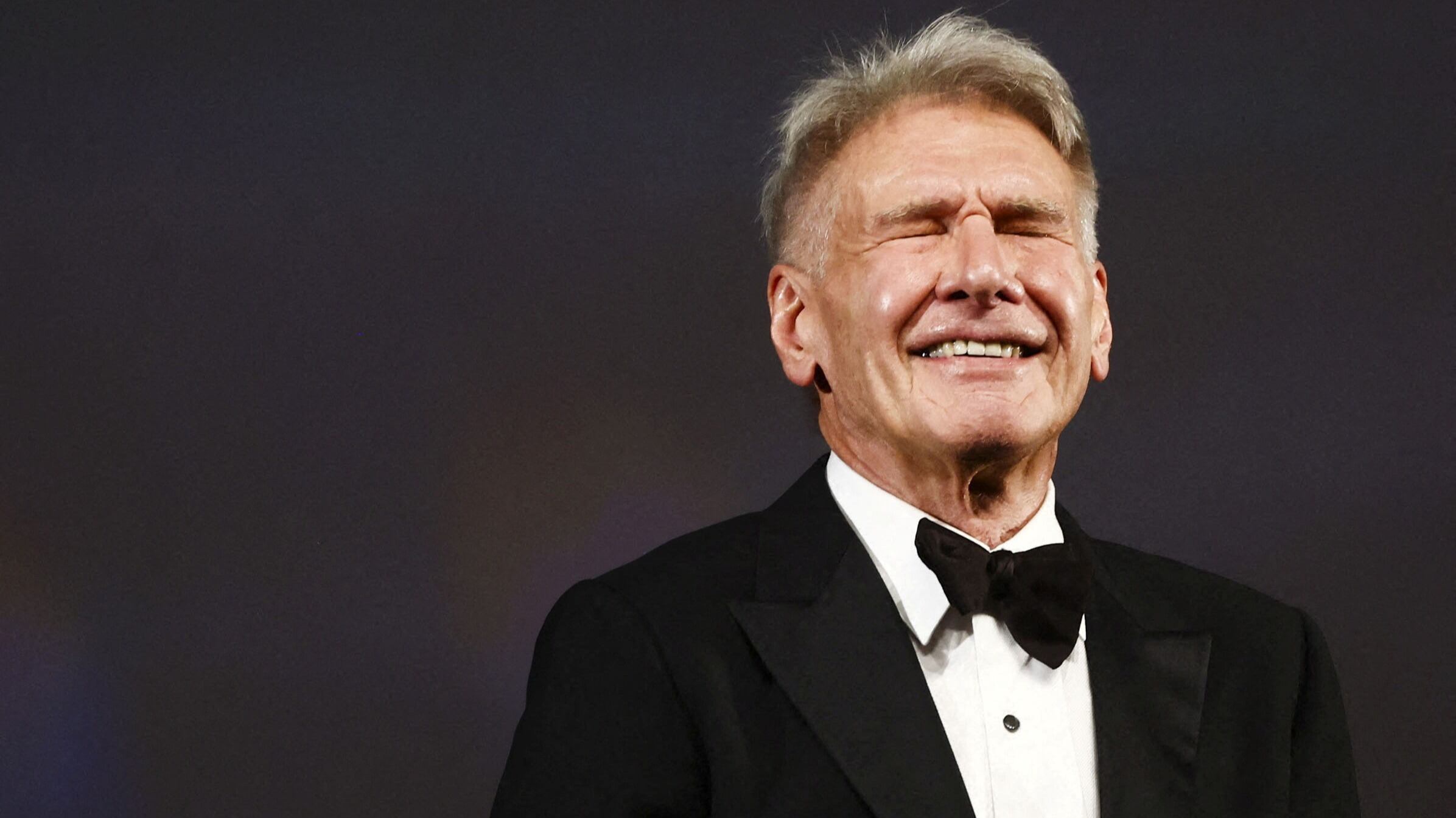 Una emocionado Harrison Ford sfue homenajeado en el Festival de Cannes, por su trayectoria.
