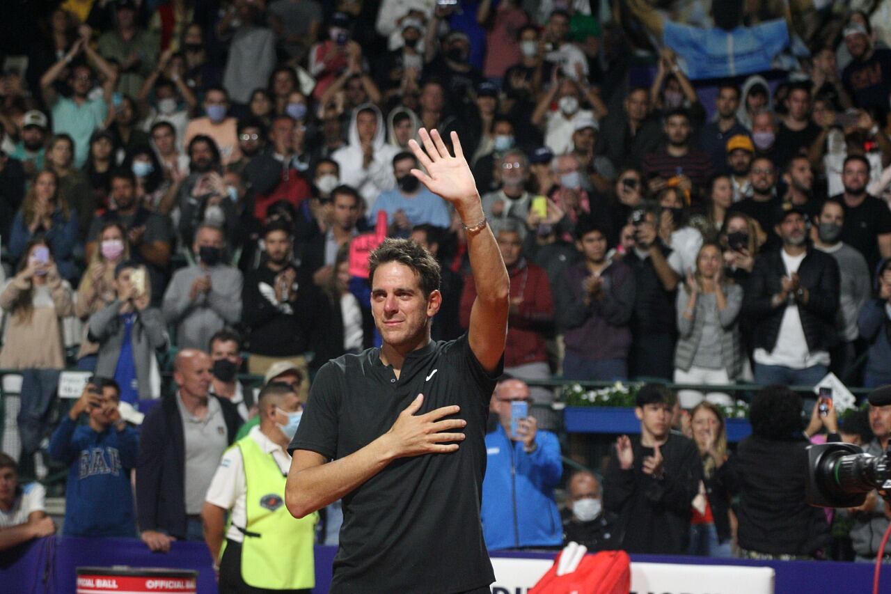 El adiós de Del Potro en Buenos Aires y su agradecimiento con el público.