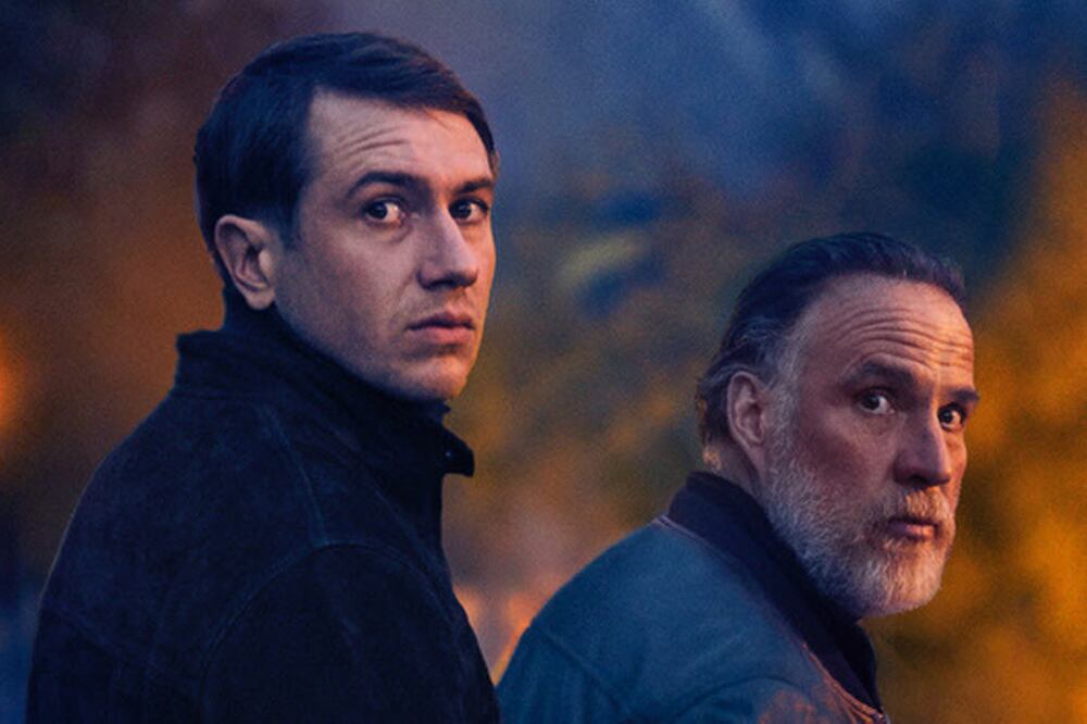 Bastien Bouillon y Bouli Lanners en "La noche del crimen".