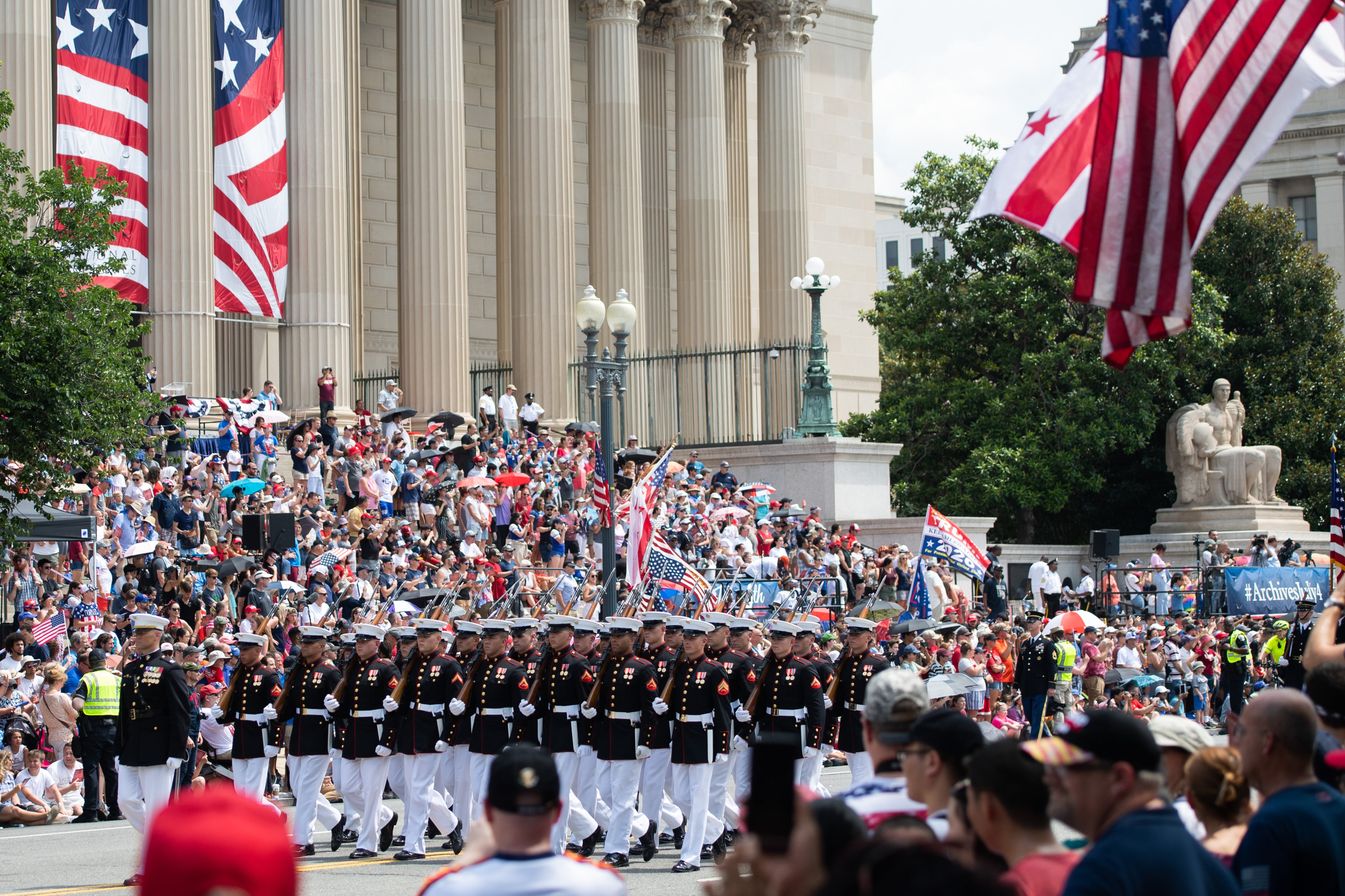 Los infantes de Marina, protagonistas del desfile del 4 de julio