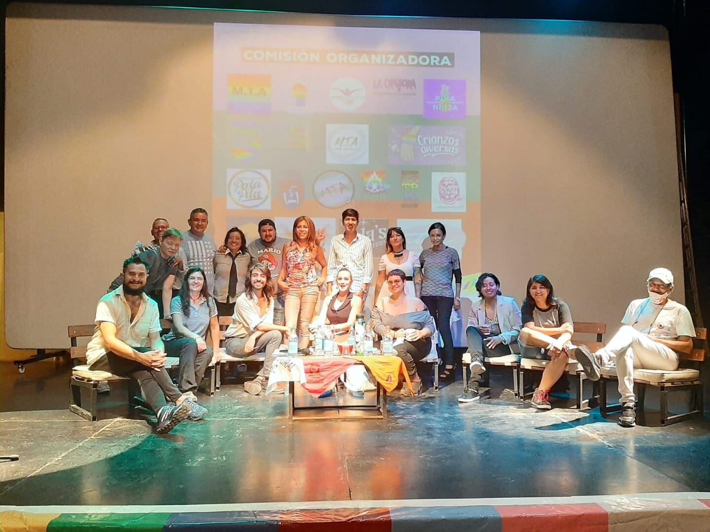 Integrantes de la comisión organizadora