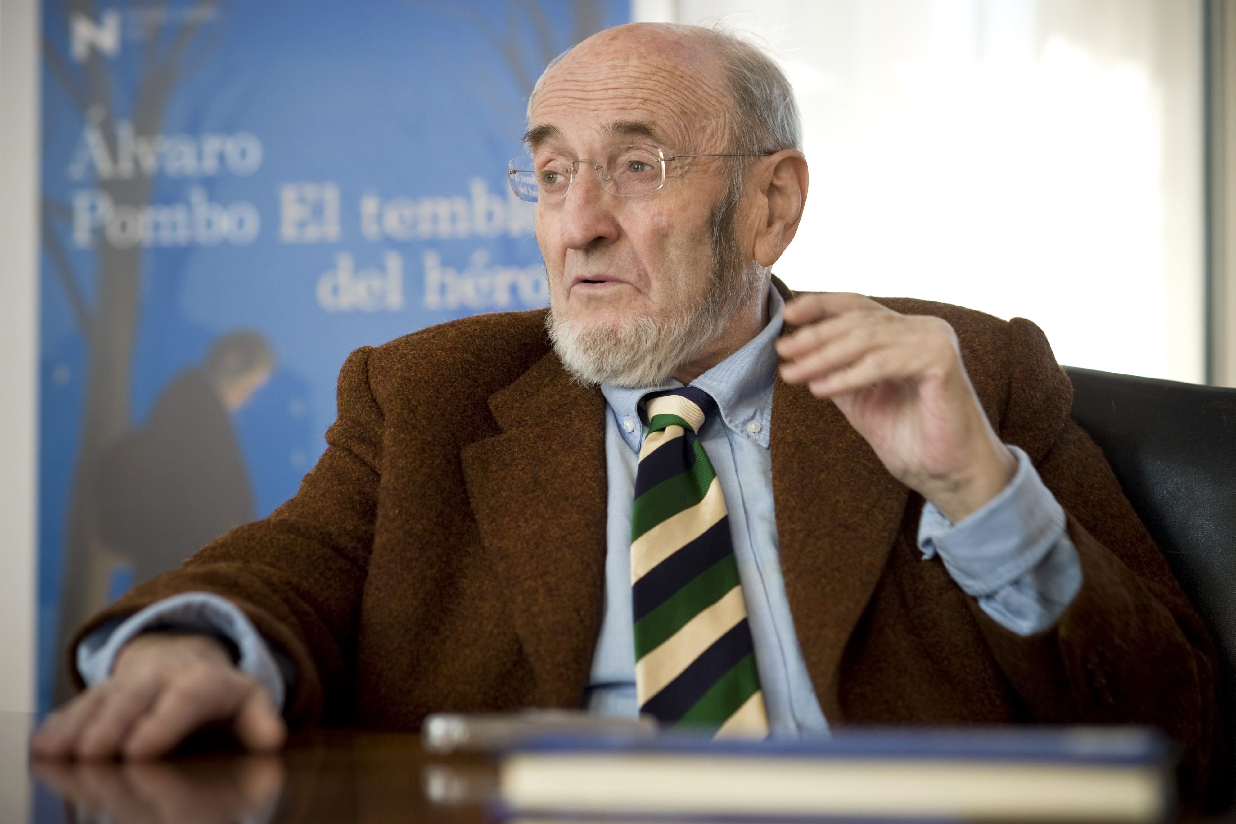 "Me gustaría ser recordado porque tengo buen humor", señaló Alvaro Pombo.