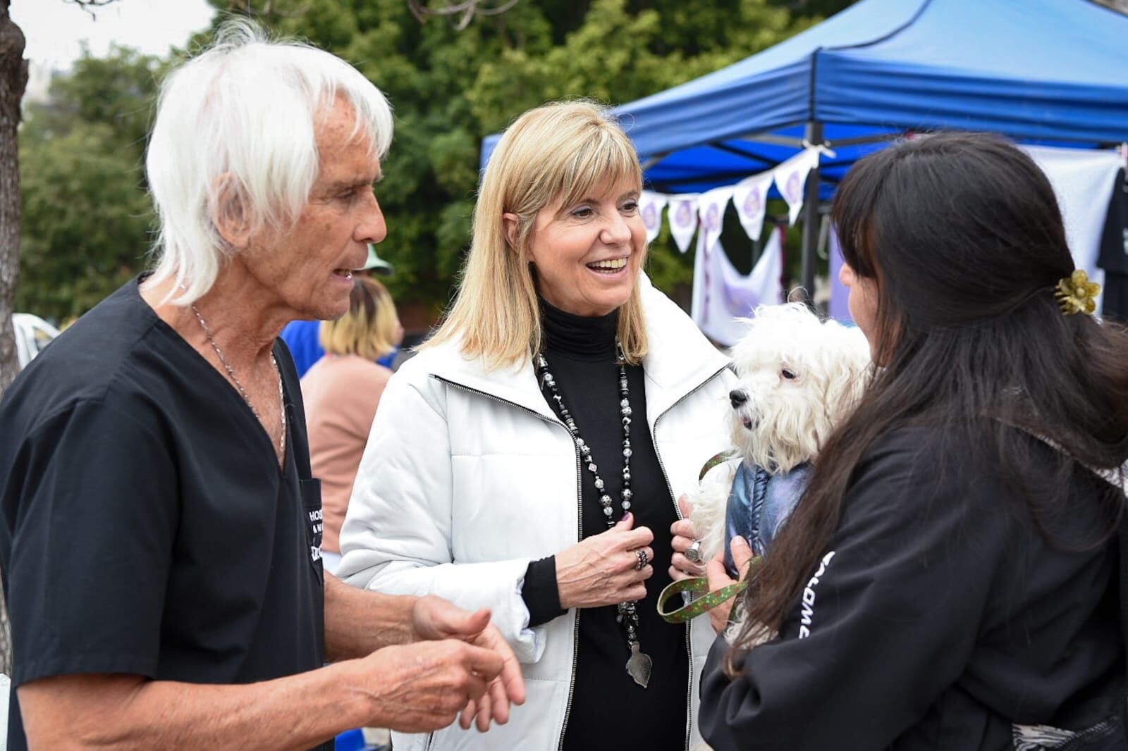 La vicegobernadora Rodenas y el doctor Cossia.