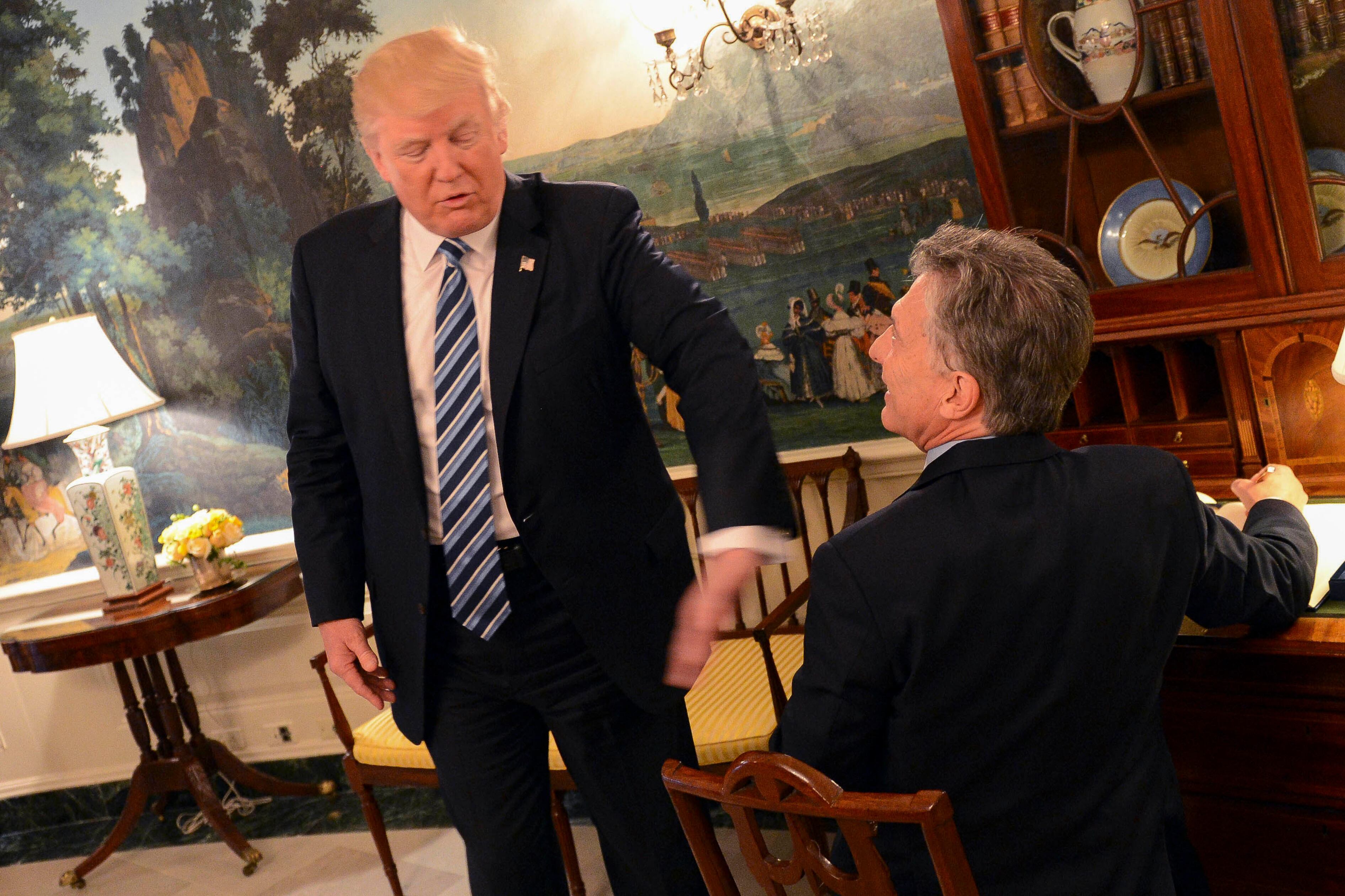 Donald Trump y Mauricio Macri.