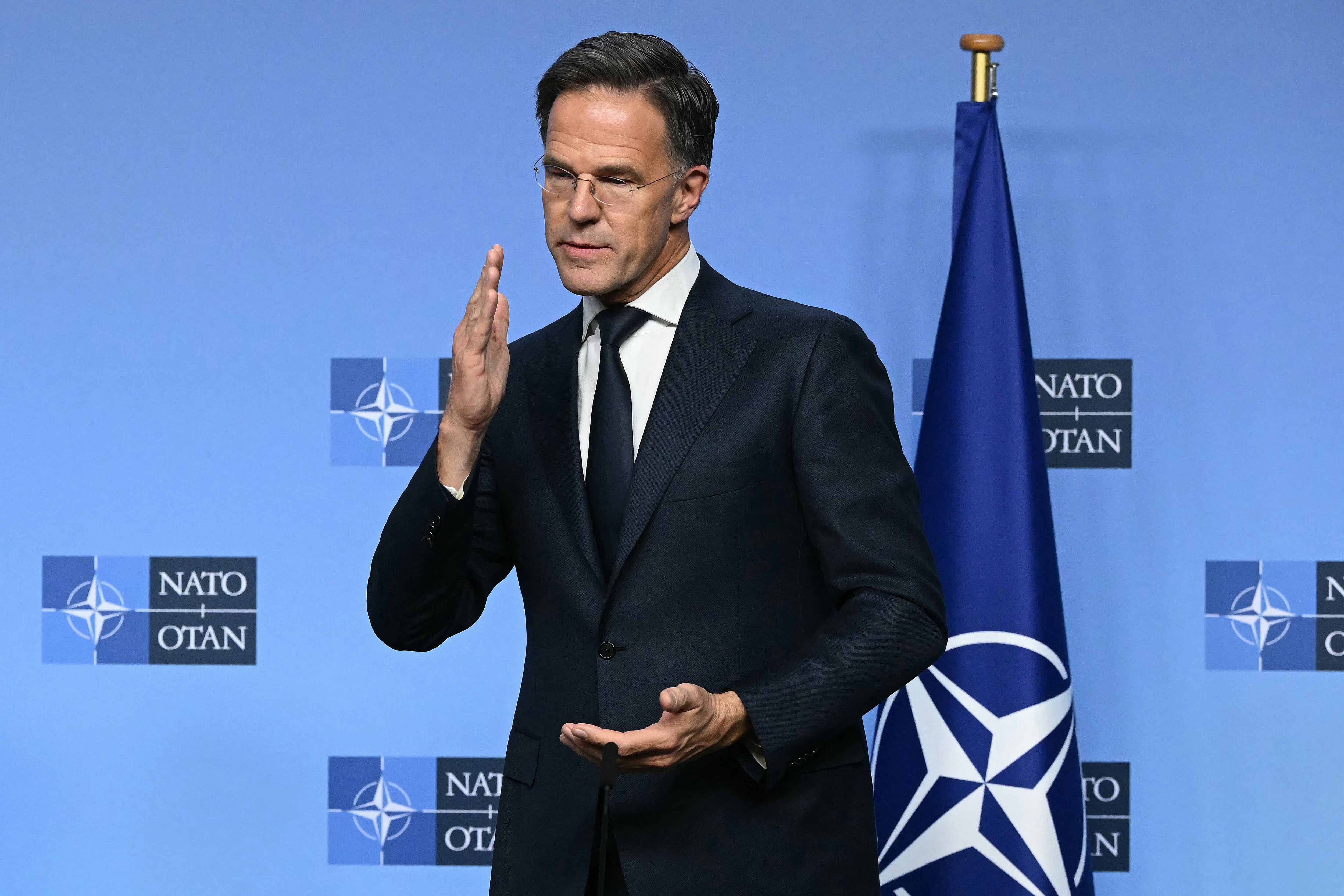 Mark Rutte, secretario general de la OTAN.