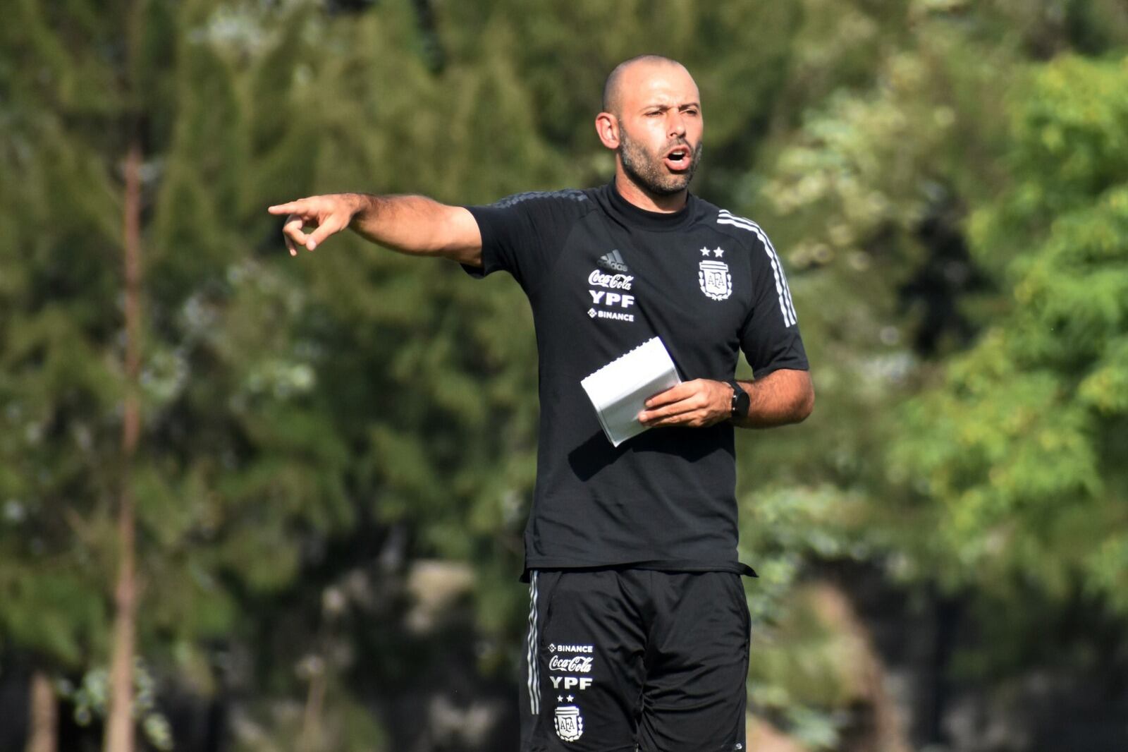 Javier Mascherano es el técnico del seleccionado Sub 20