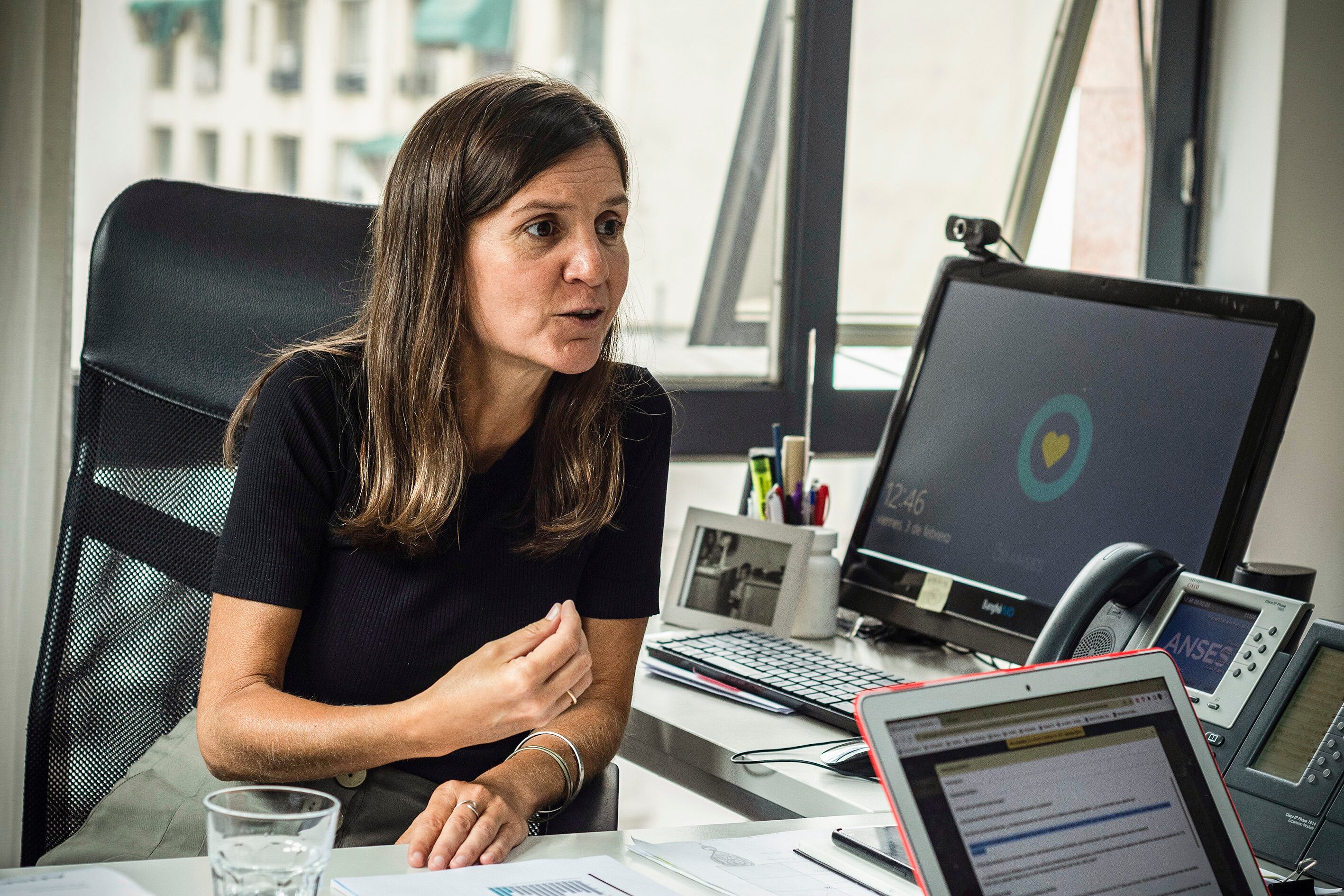 Fernanda Raverta, directora ejecutiva de la Anses