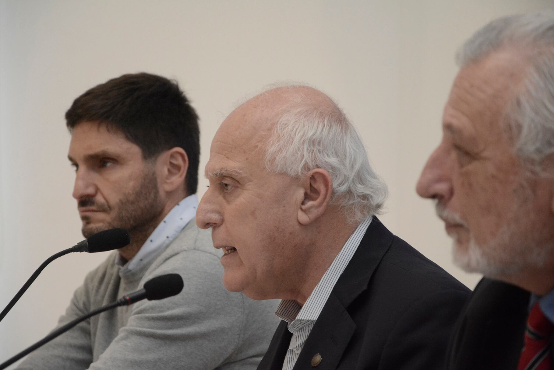 Lifschitz llamó a conferencia de prensa, junto a Pullaro y a Silberstein.
