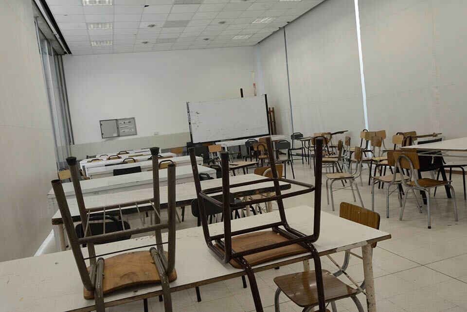 Miércoles y jueves las aulas volverán a estar vacías.