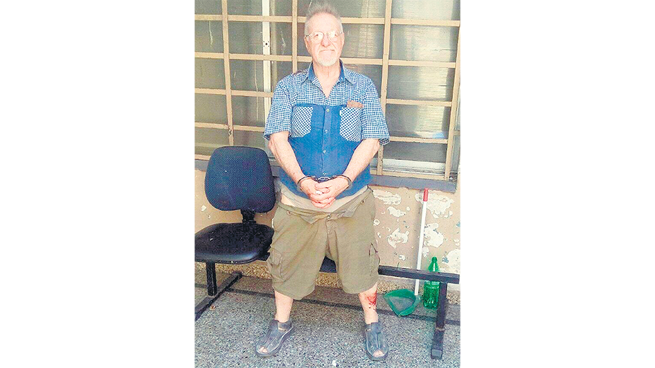 Scrocchi tenía en su casa, entre otros, un proyectil de mortero y granadas.