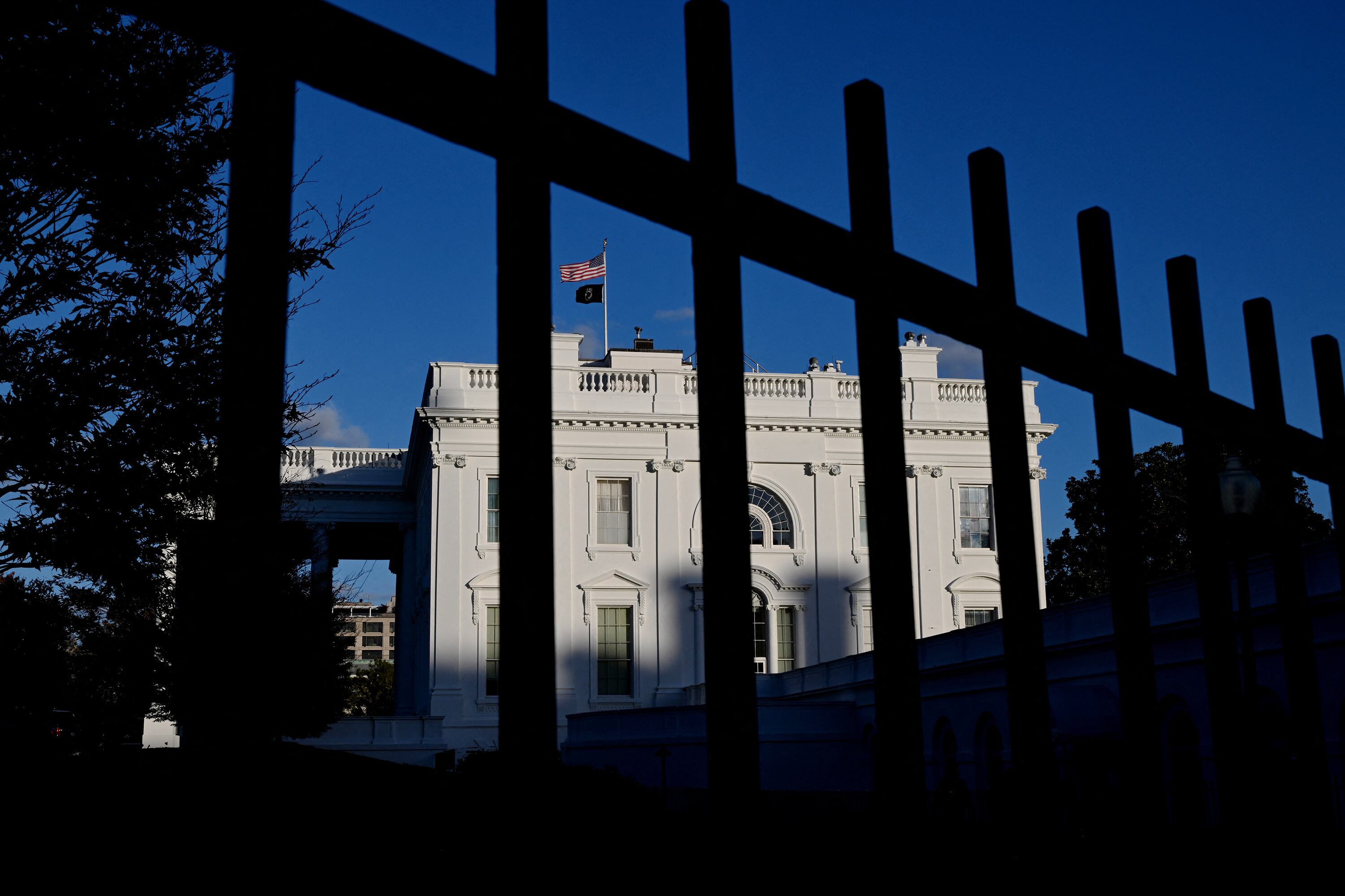 Washington DC colocó vallas en medio de temores de violencia. 