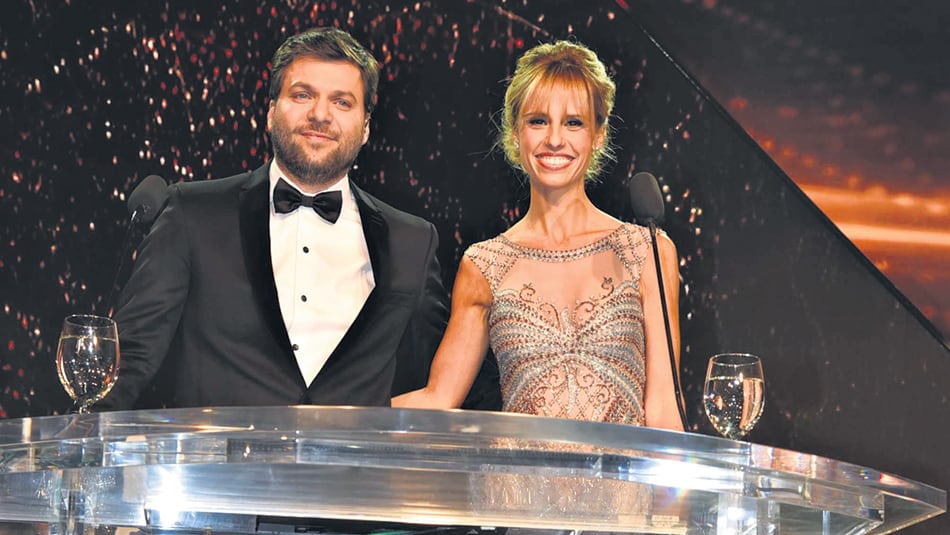 Mariana Fabbiani y Guido Kaczka, los conductores.