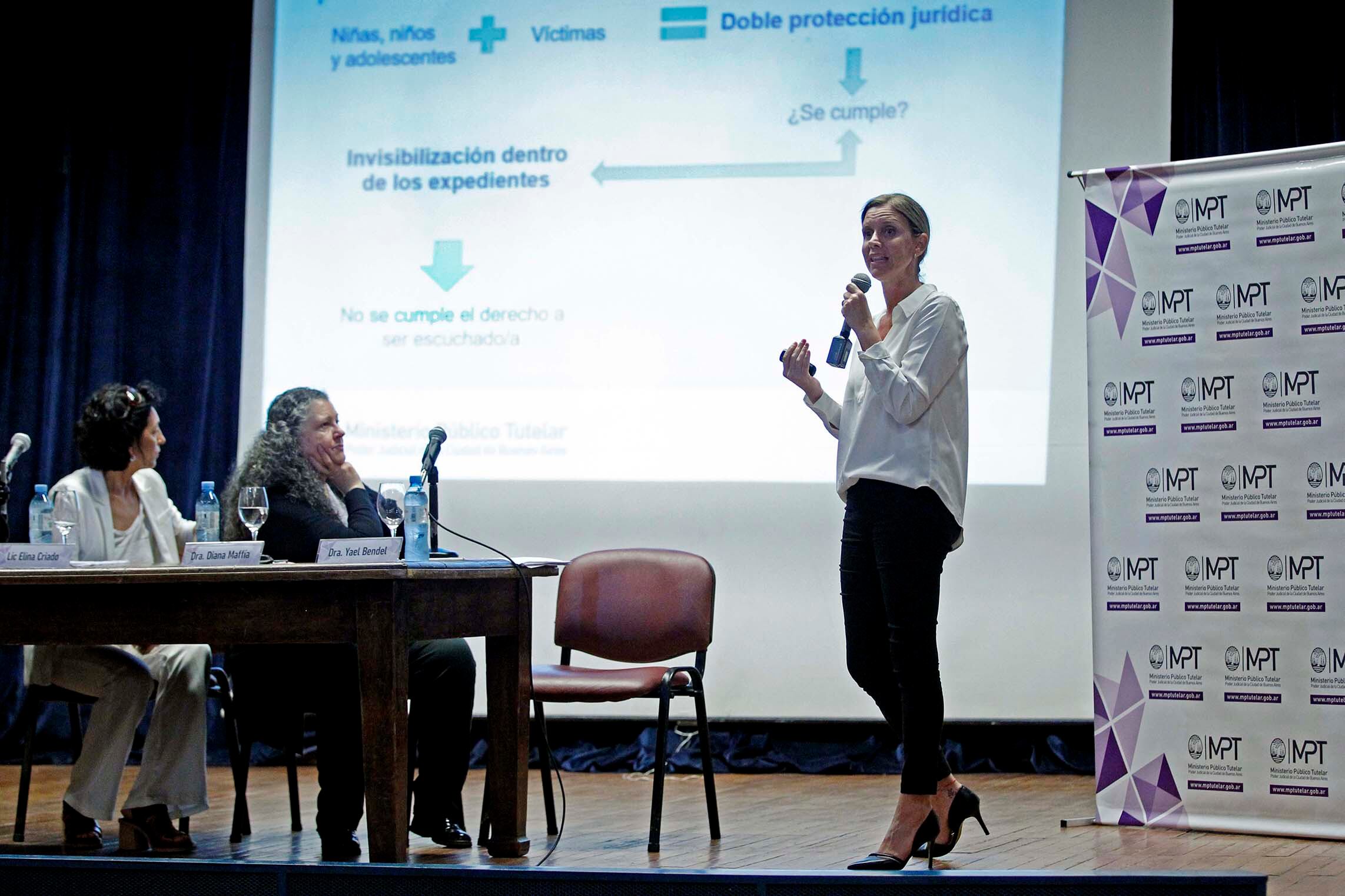 La titular del MPT porteño, Yael Bendel.