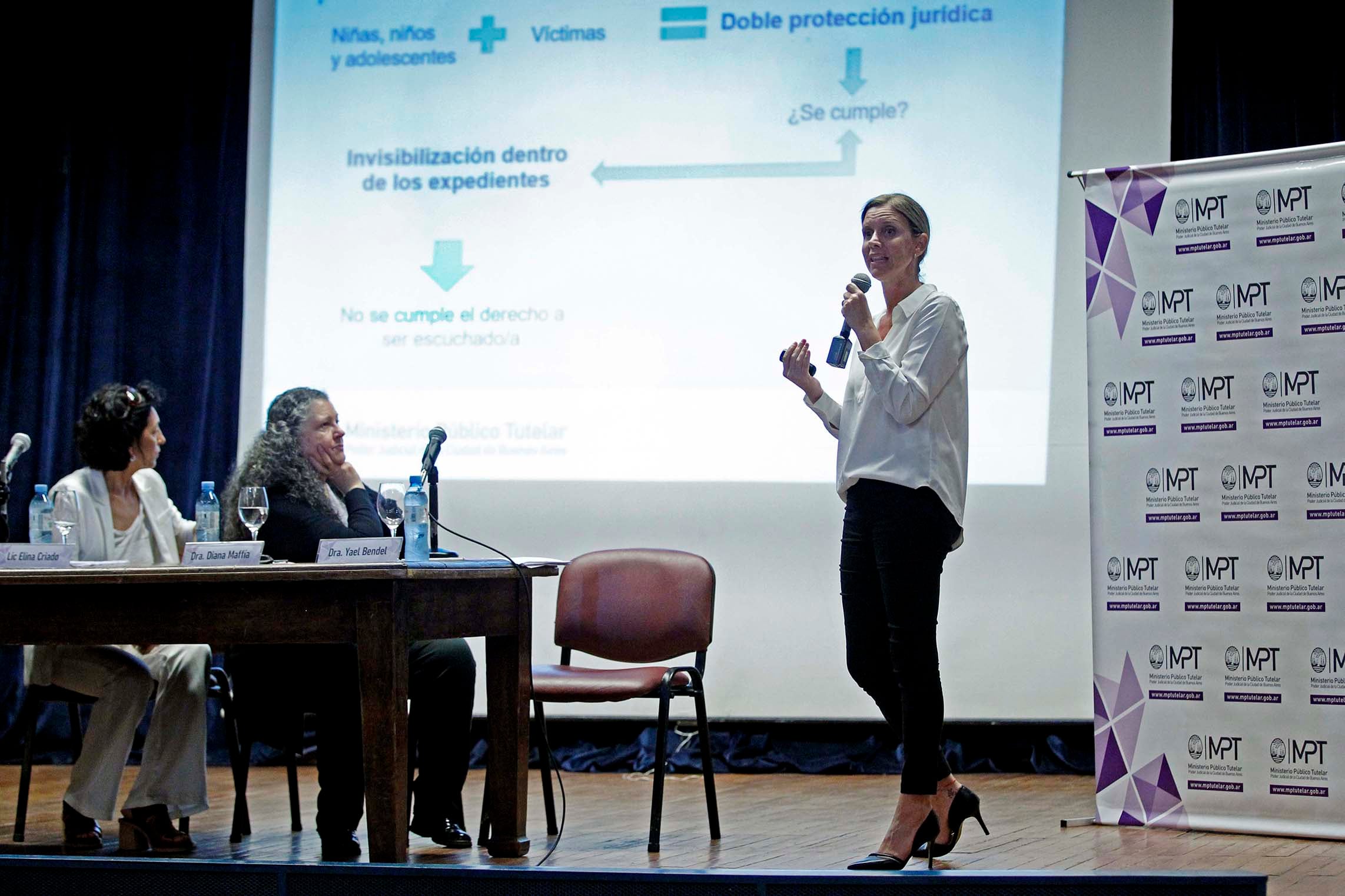 La titular del MPT porteño, Yael Bendel.