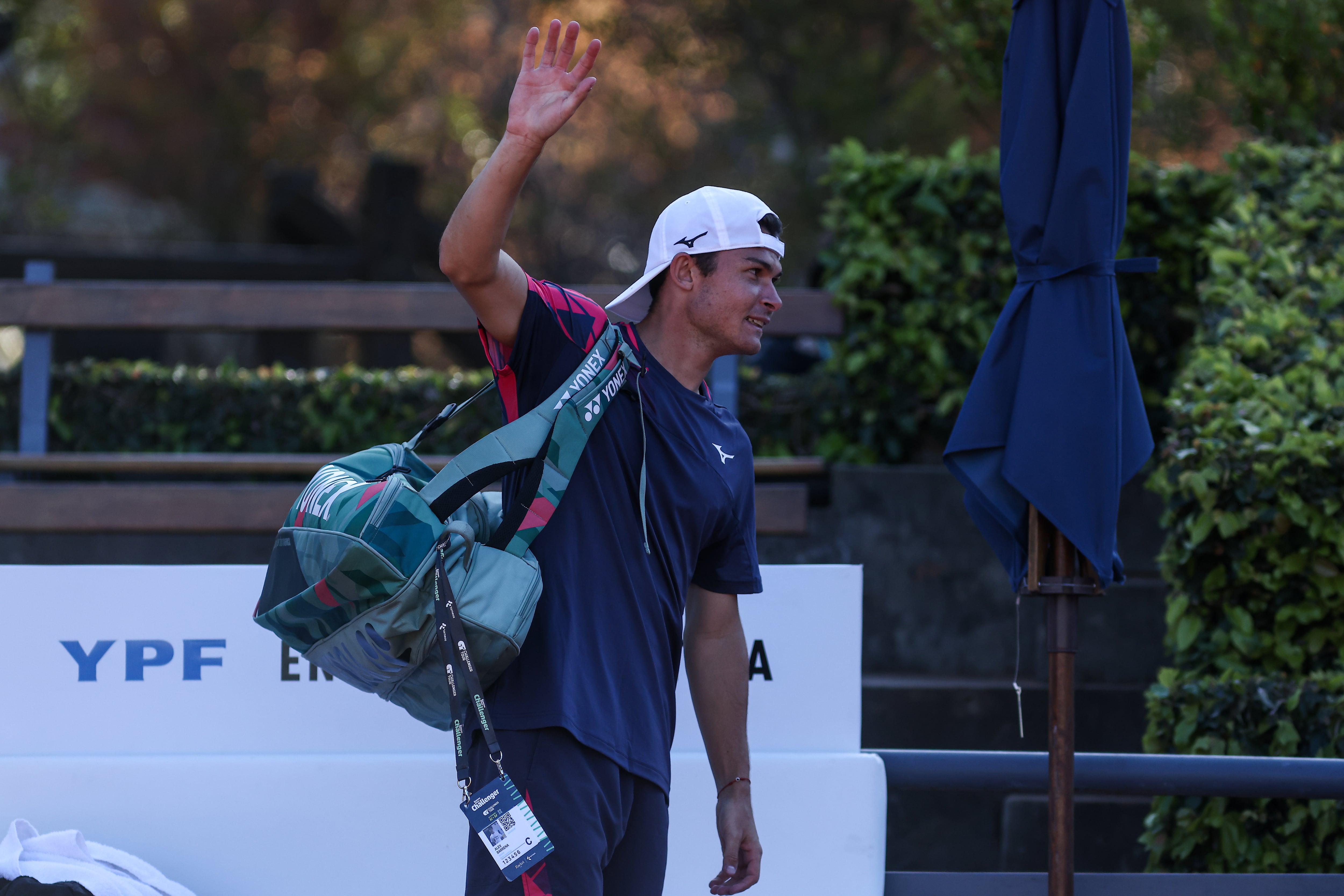 Barrena luego del triunfo ante Hugo Dellien