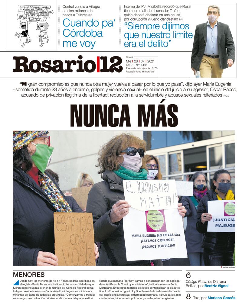 NUNCA MAS - 27/07/2021