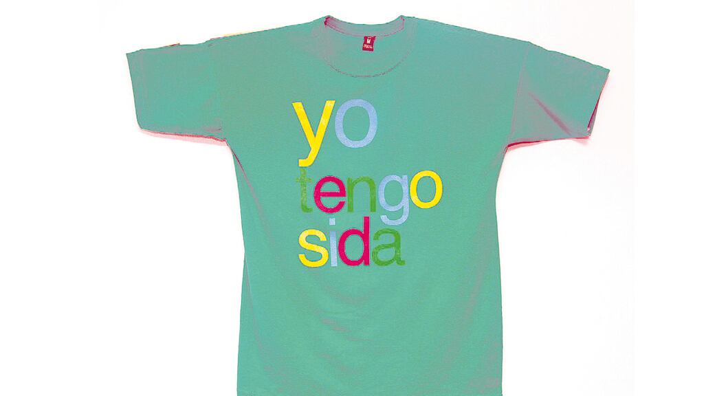 Fabulous Nobodies (Roberto Jacoby y Kiwi Sainz), Yo tengo sida, 1994, colección MNBA.