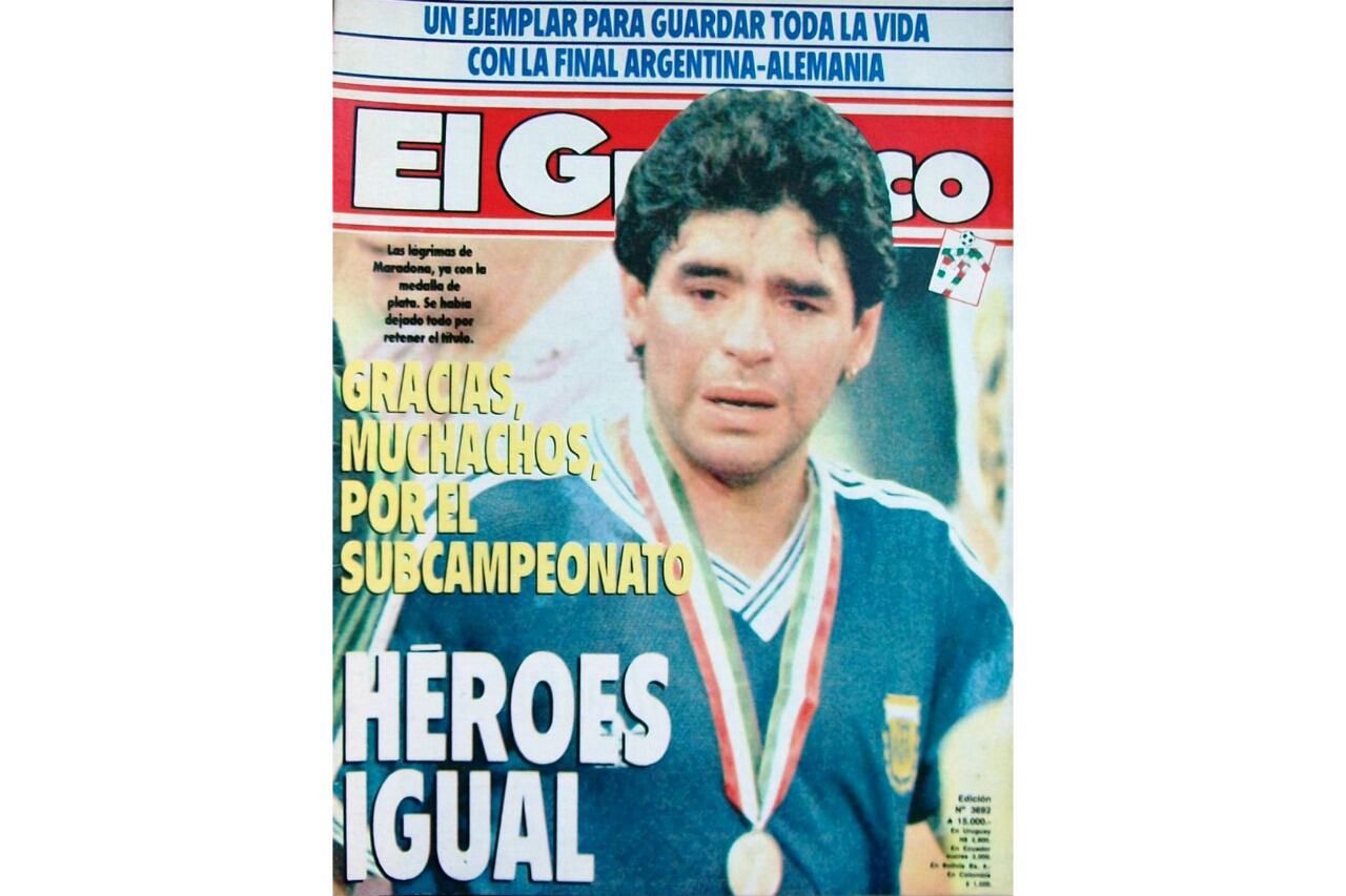 El Gráfico fue clave en la construcción del mito del Mundial Italia 90.