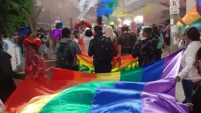 Marcha del orgullo en Tilcara 