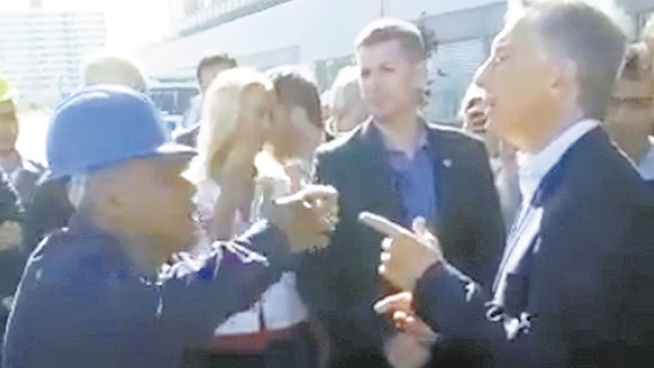 El momento en que Dante, el obrero, increpó al presidente Macri por la crisis económica que vive la sociedad.