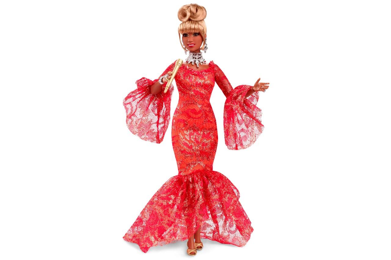 La muñeca Barbie de la cantante Celia Cruz que Mattel sumará a su colección.