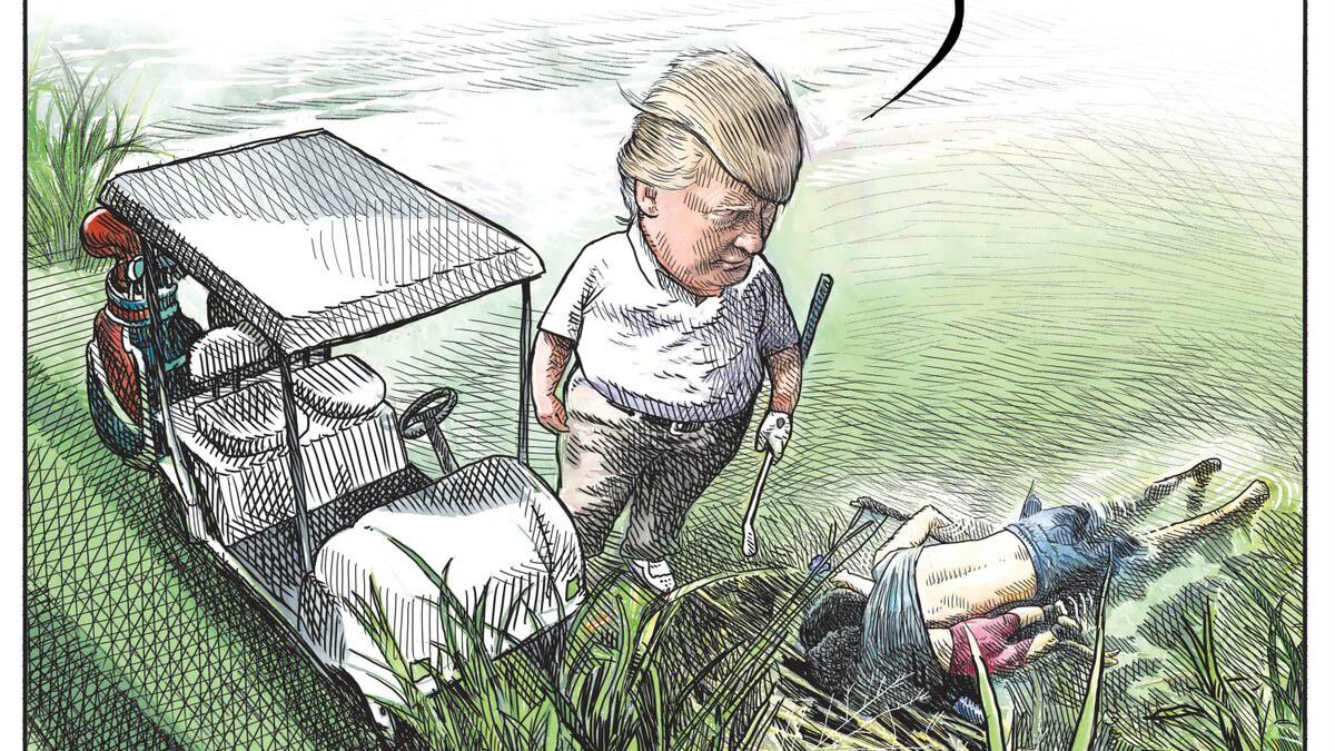 Despidieron al caricaturista que dibujó a Trump junto a los migrantes