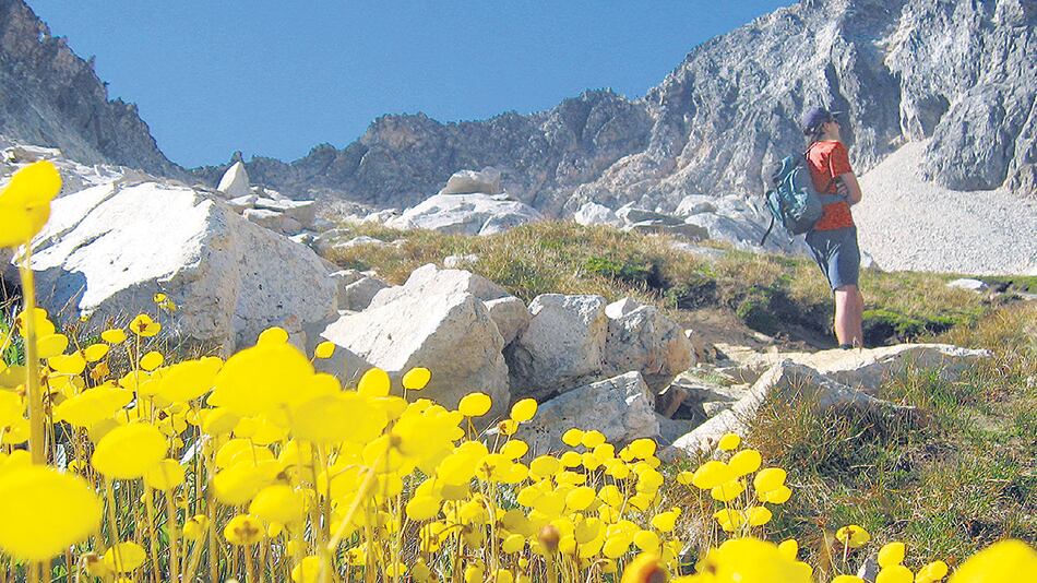 Varios senderos de trekking, de distinta dificultad, llevan hacia los refugios de montaña.