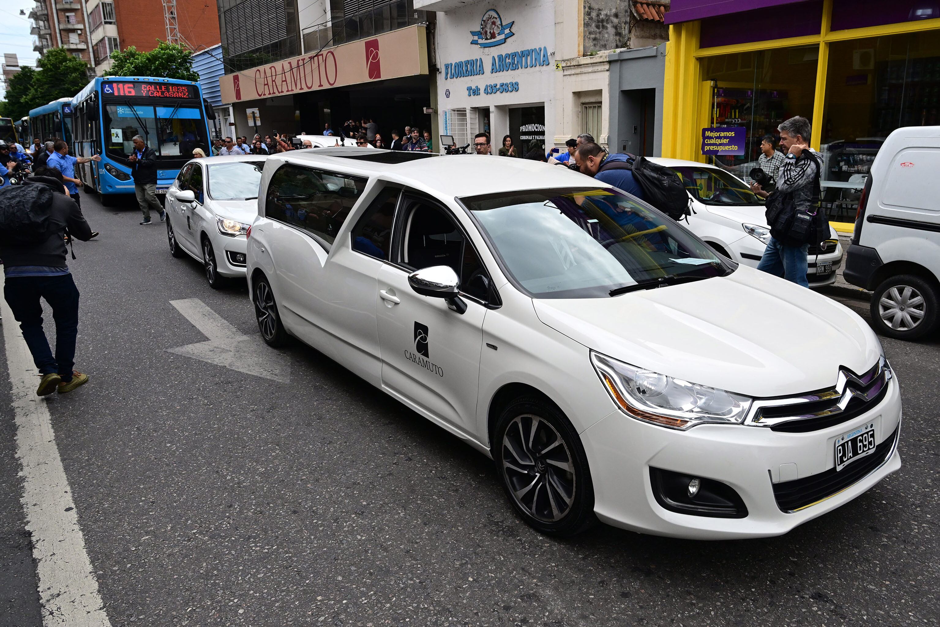 Roldán fue despedido por los choferes del servicio urbano de Rosario.