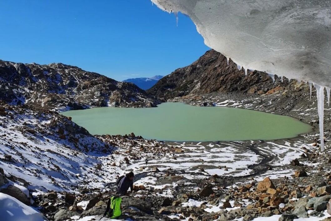 Glaciar del Hielo Azul, El Bolsón. Imagen: Google Maps.