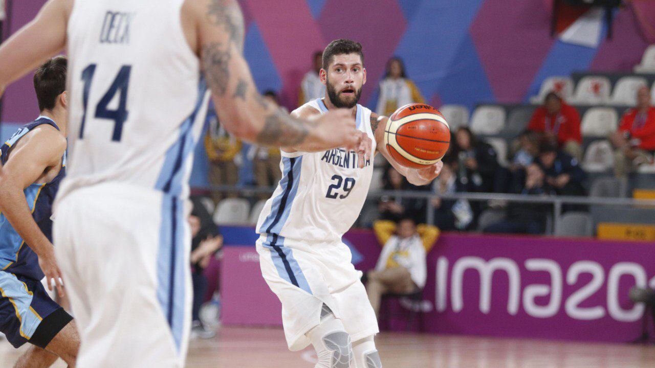 Garino, uno de los puntos altos de Argentina, finalizó con 14 puntos.