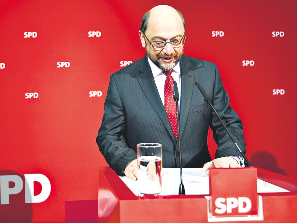Una semana después de haber sido elegido líder del SPD, Schulz reconoció su decepción por el test regional. 
