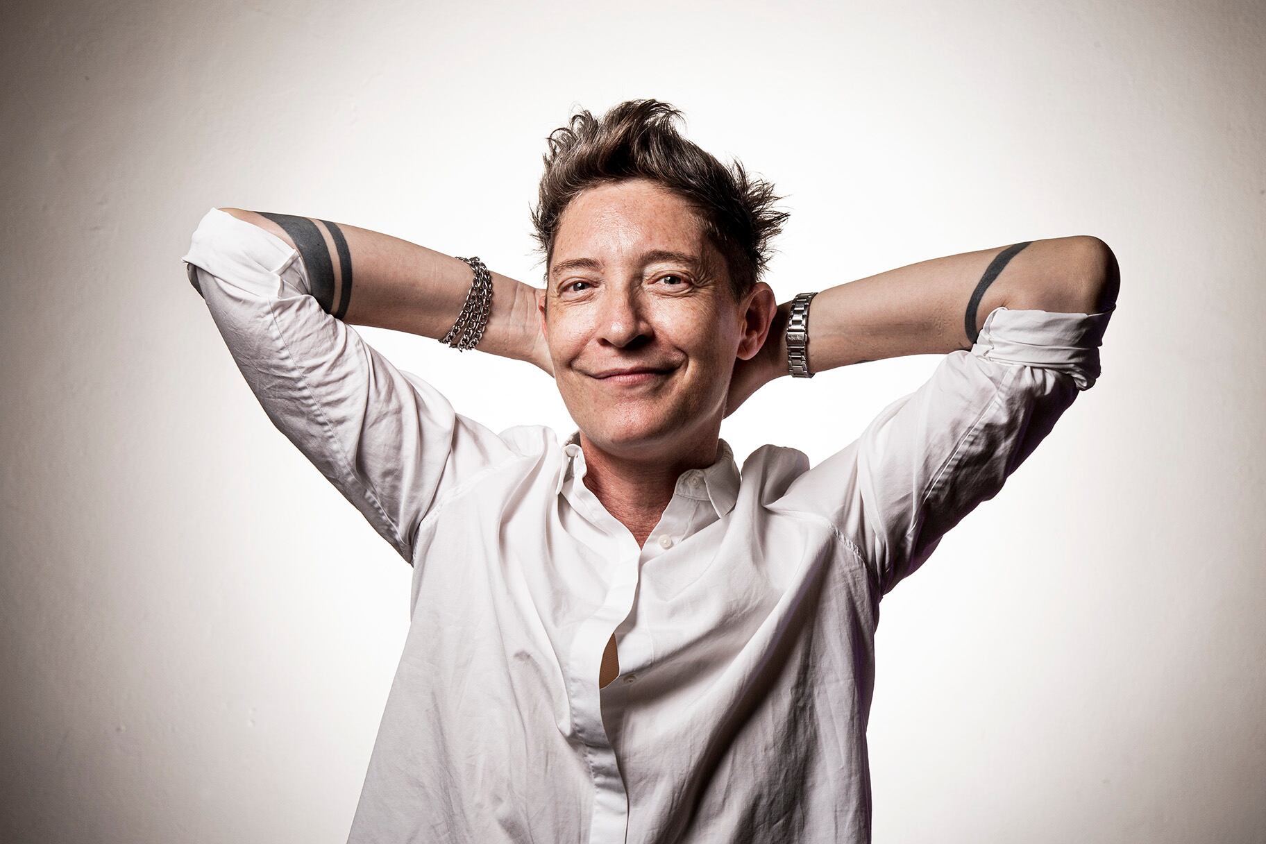 Lisa tiene 51 años y más de 30 de trabajo y goce de la noche porteña