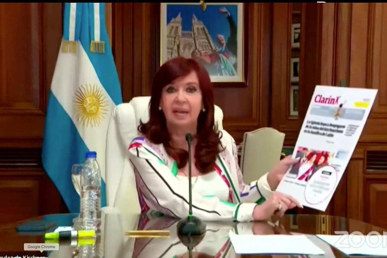 CFK ante sus "ultimas palabras" frente a los jueces.