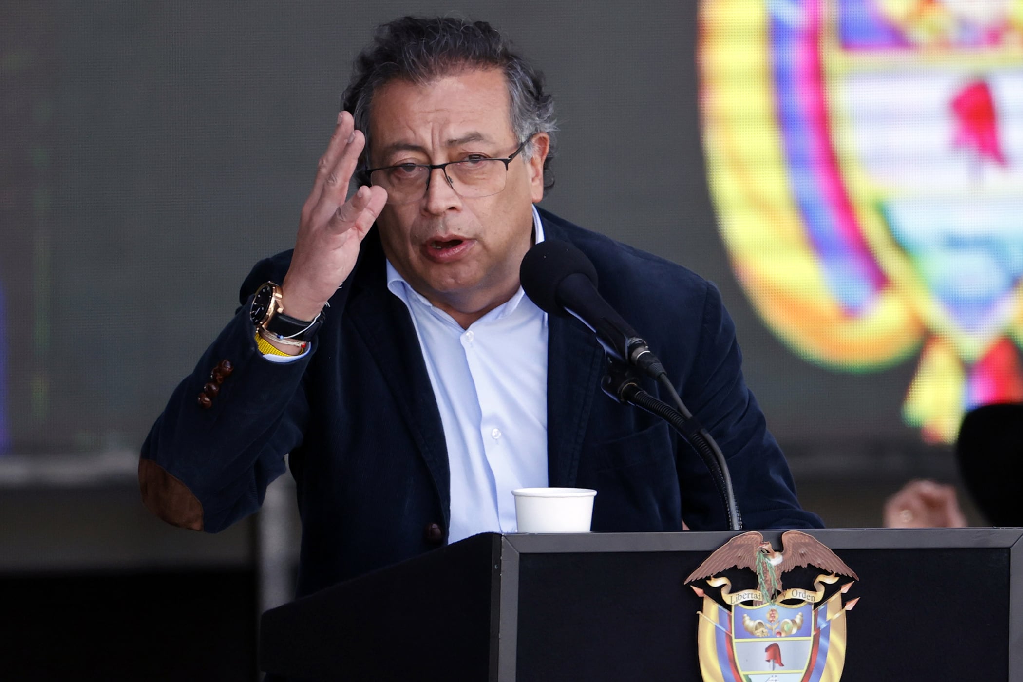 "Tenemos derecho a vivir mejor", planteó el mandatario colombiano