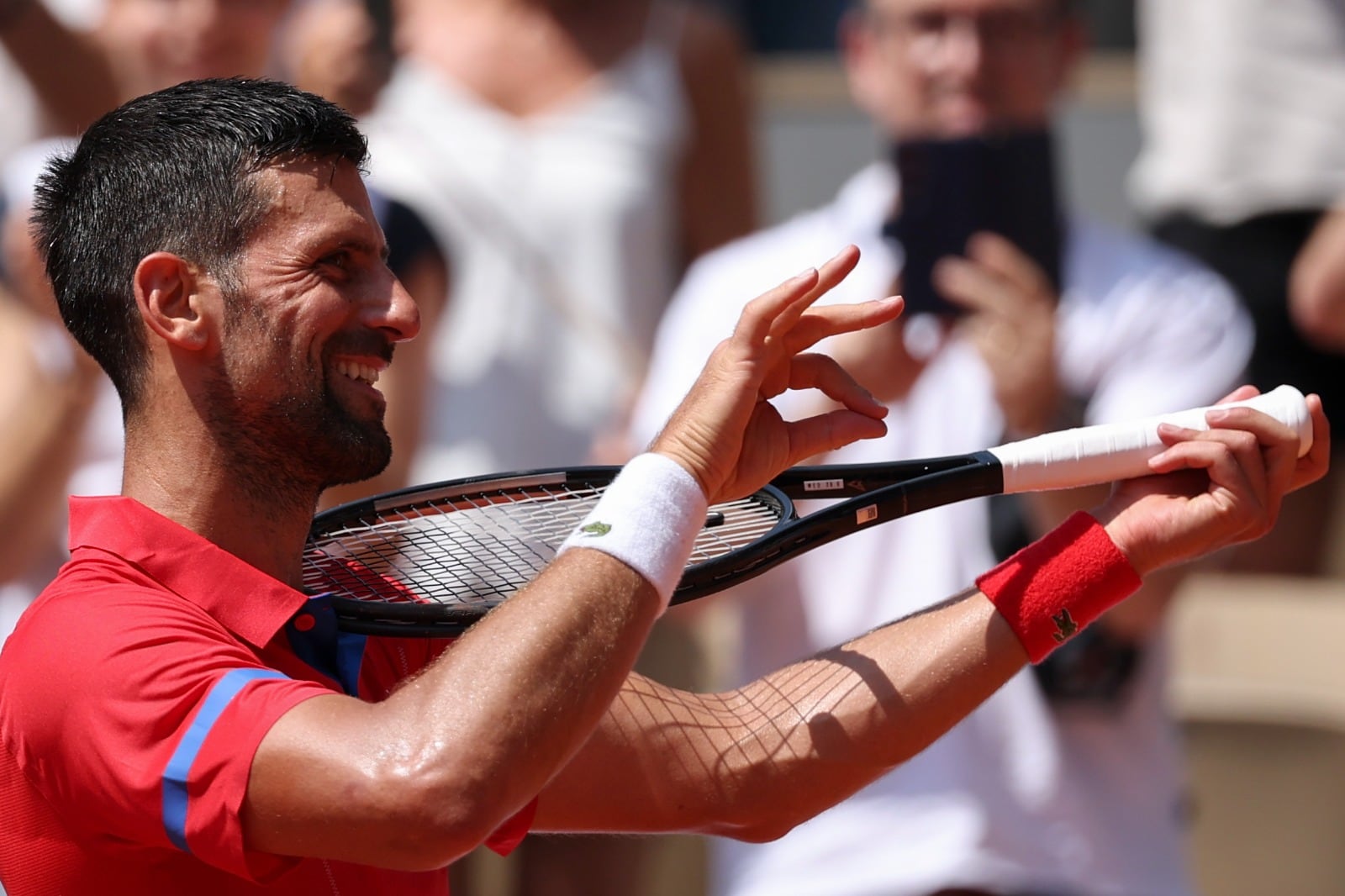 Nole alcanzó la semifinales del torneo de tenis.
