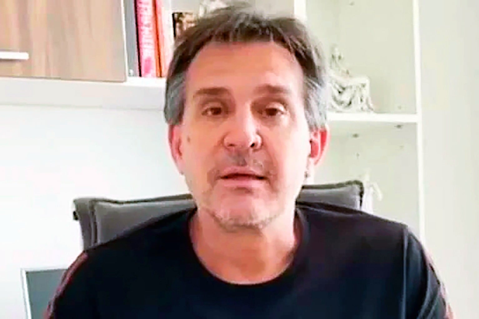 Aníbal Lotocki cuando estaba libre.