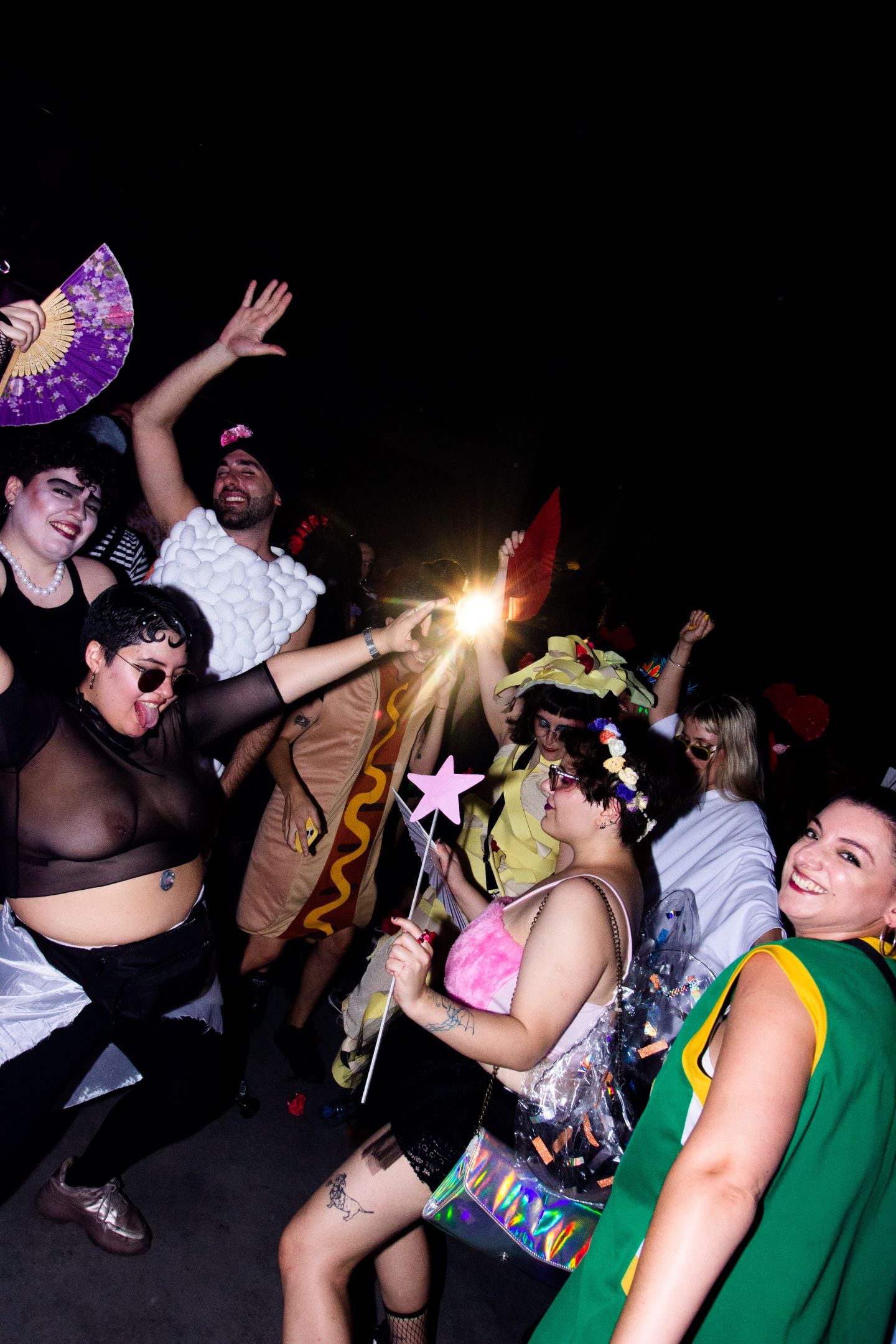 Una imagen de la fiesta de disfraces que organiza Alejandro Ros.