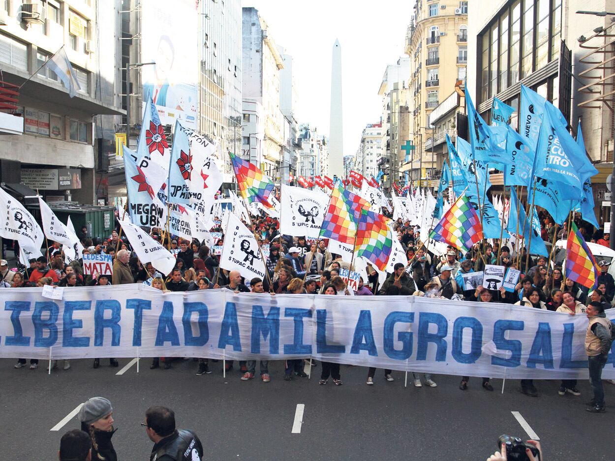 La liberación de la dirigente de la Tupac fue reclamada por un grupo de la ONU, la CIDH y el titular de la OEA.