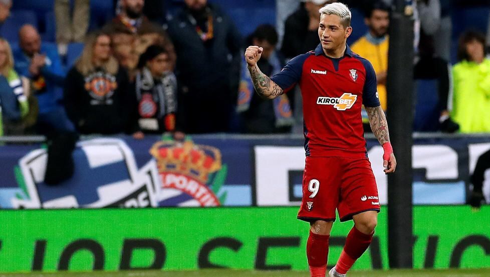 Chimy Avila, la venía rompiendo en Osasuna.