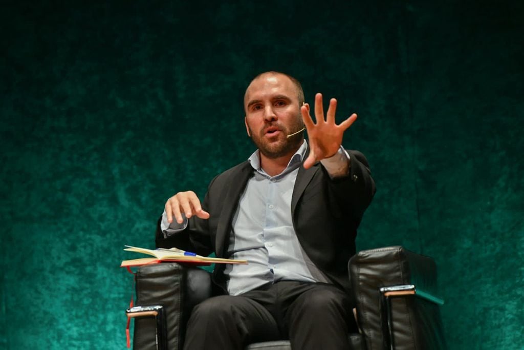 Guzmán, en la charla que dio en el CCK, con el eje en la deuda