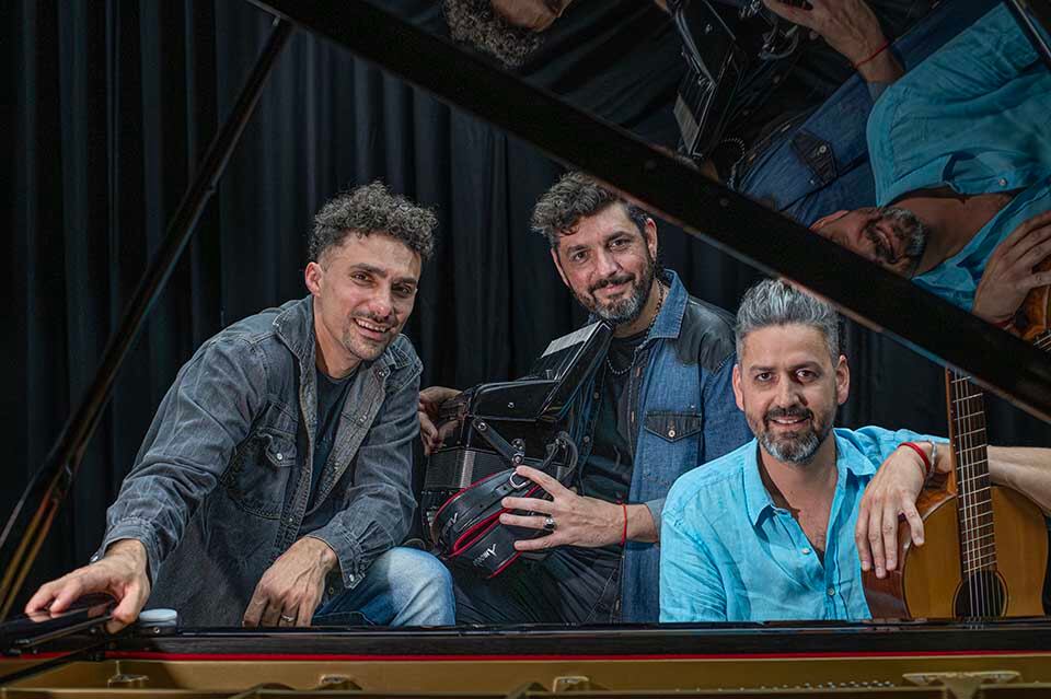 Joel Tortul, Homero Chiavarino y Julián Venegas.