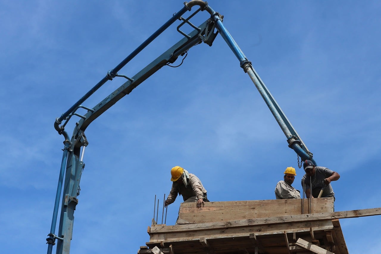 La construcción sufrió fuerte el impacto de la pandemia en los primeros meses de cuarentena.