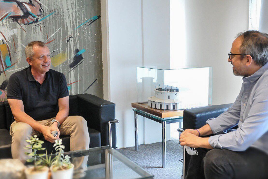 Valenzuela recibió a Monzó en Tres de Febrero.