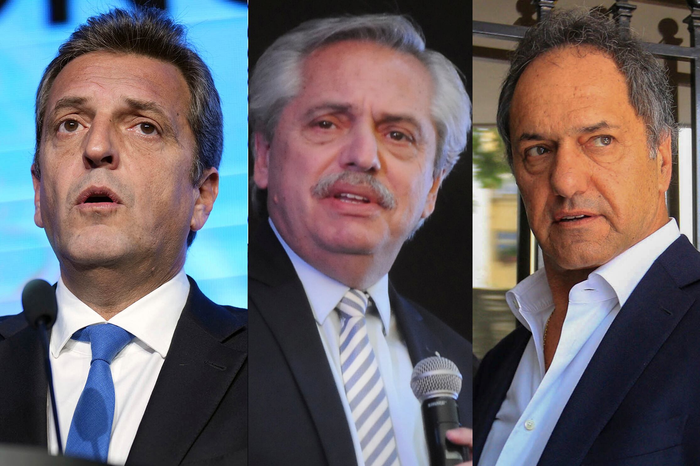 Massa, Alberto y ahora Scioli.