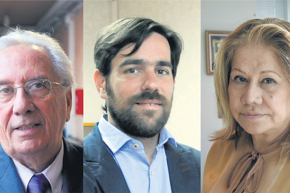 Héctor Recalde, de Unidad Ciudadana; Nicolás del Caño, del FIT, y Graciela Camaño, del Frente Renovador.