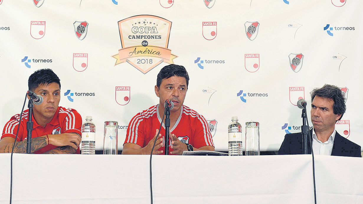 “El equipo no cambiará la manera de jugar por la llegada de Pratto”, señaló Gallardo.