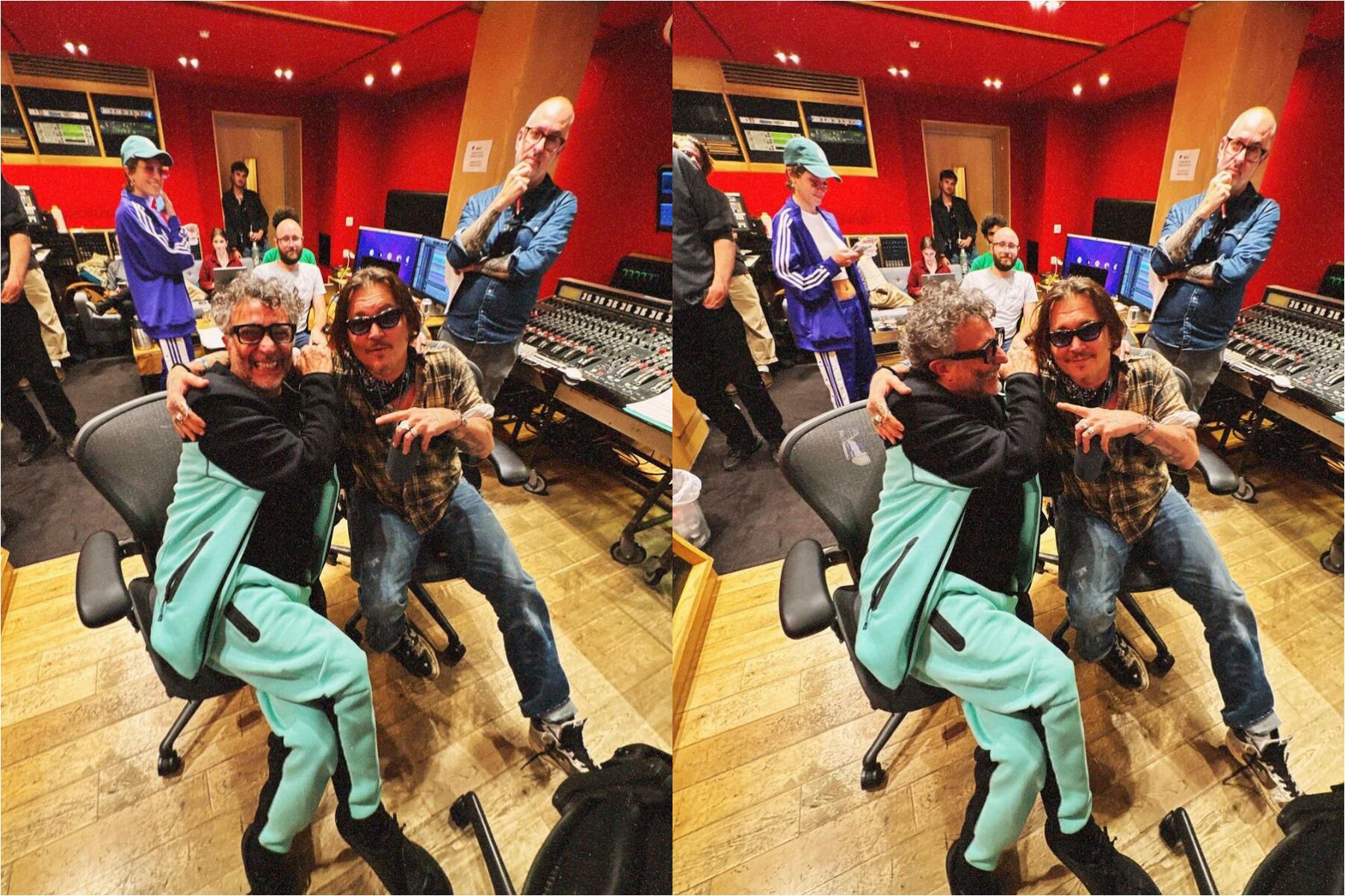 Fito Páez se cruzó a Johnny Depp los estudios de Abbey Road. (Imagen: Instagram @FitoPaez)