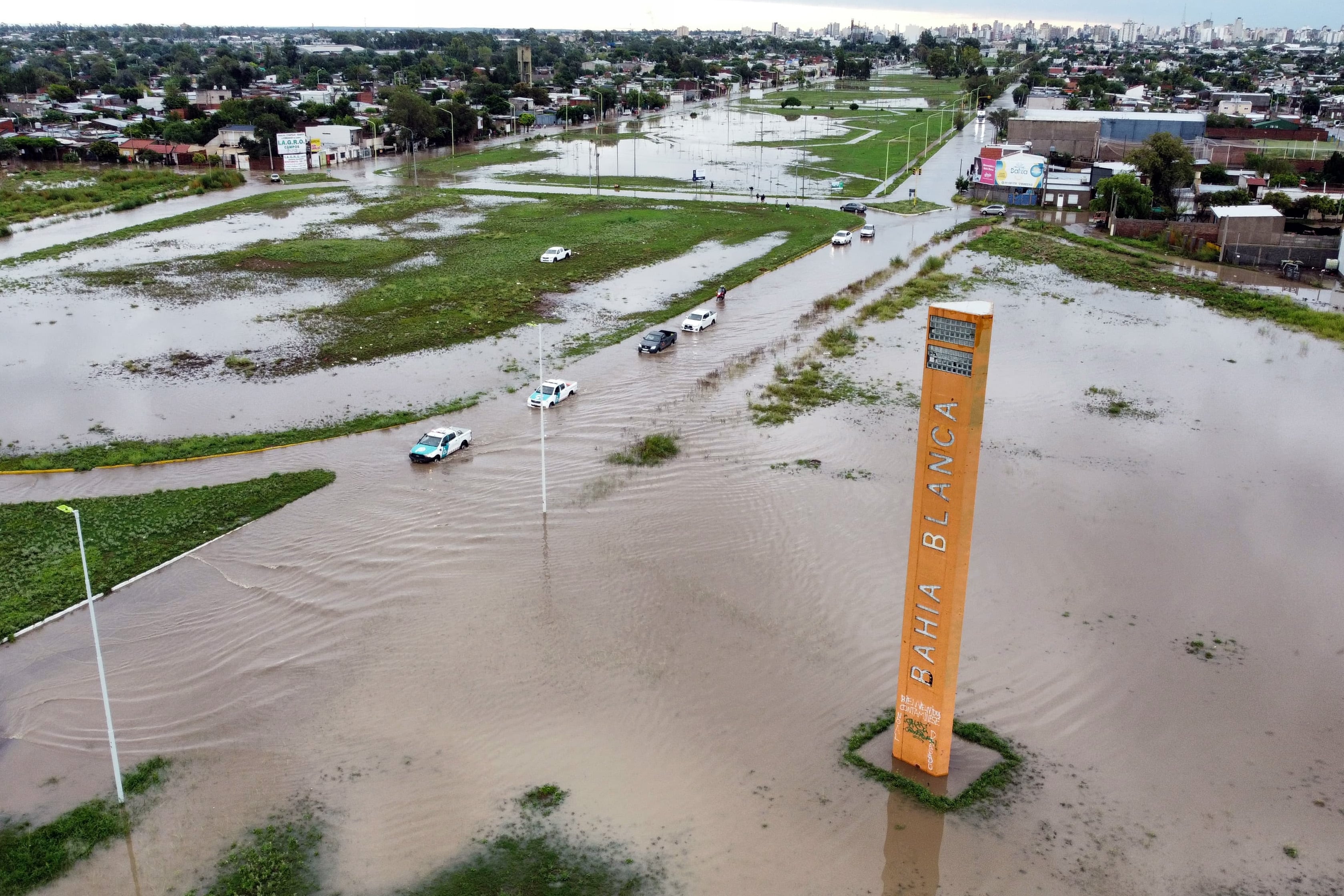 Inundacion Bahia Blanca-10/03/2025