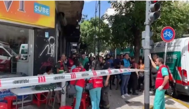 Veintidós personas requirieron asistencia respiratoria y nueve de ellas debieron ser trasladados a nosocomios para ser evaluados. (Captura de video)