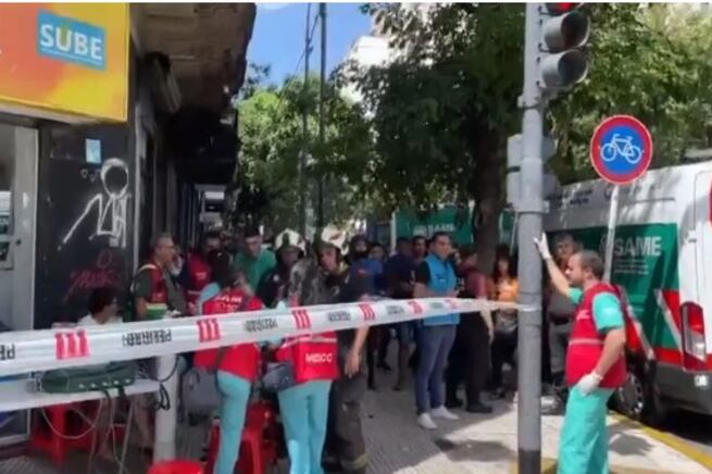 Veintidós personas requirieron asistencia respiratoria y nueve de ellas debieron ser trasladados a nosocomios para ser evaluados. (Captura de video)